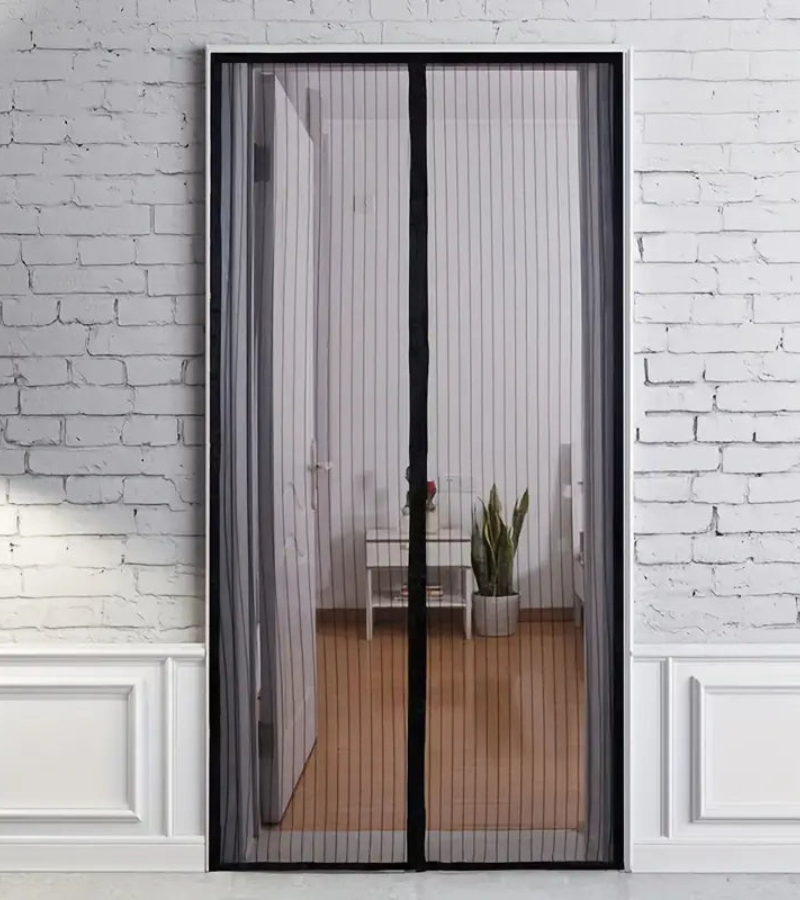 Magnetic Door Mosquito Net with Automatic Closure