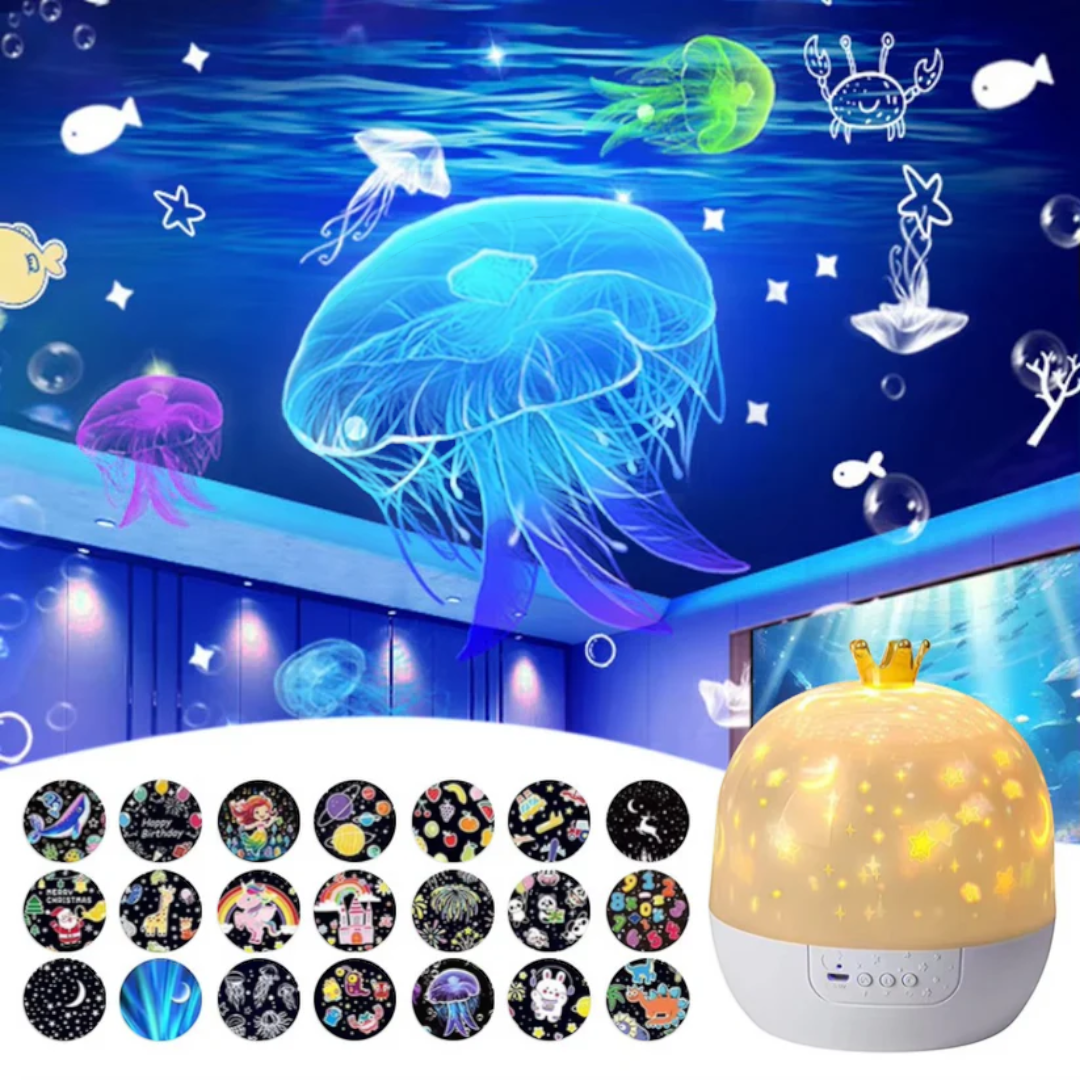 2-in-1 Kids Night Light Projector
