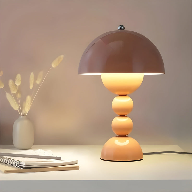 LED Table Lamp Night Light with Floral Shade