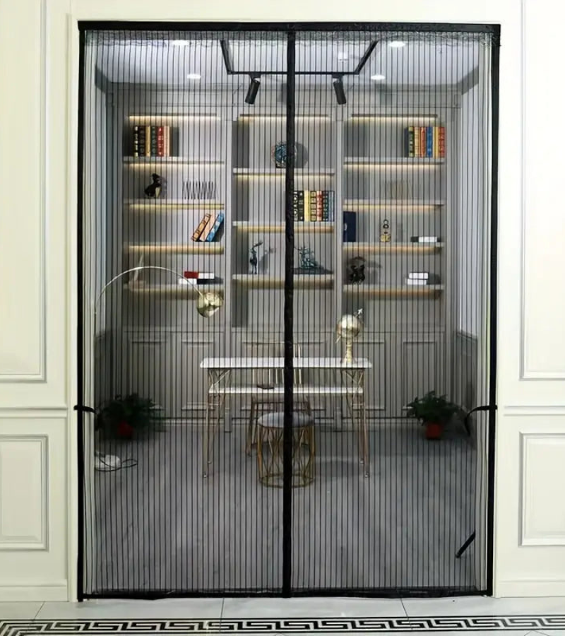 Magnetic Door Mosquito Net with Automatic Closure