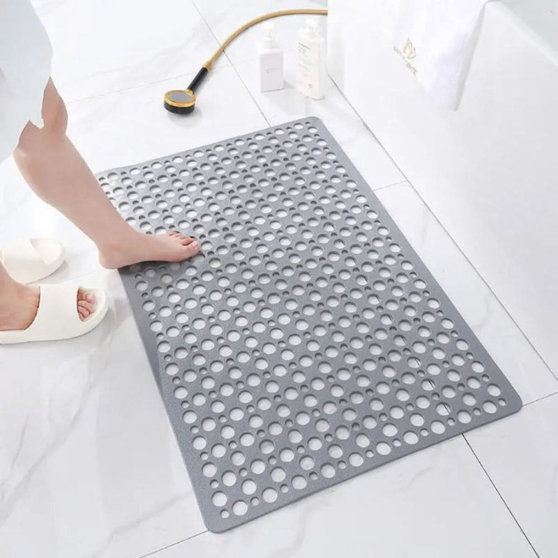 Rectangular Shower Mat with Non-Slip Surface