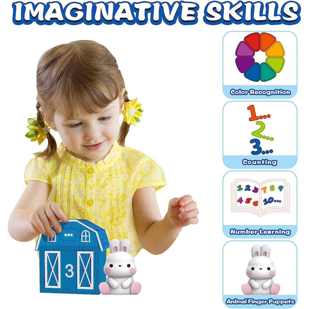 Peekaboo Counting Barn Toy Set