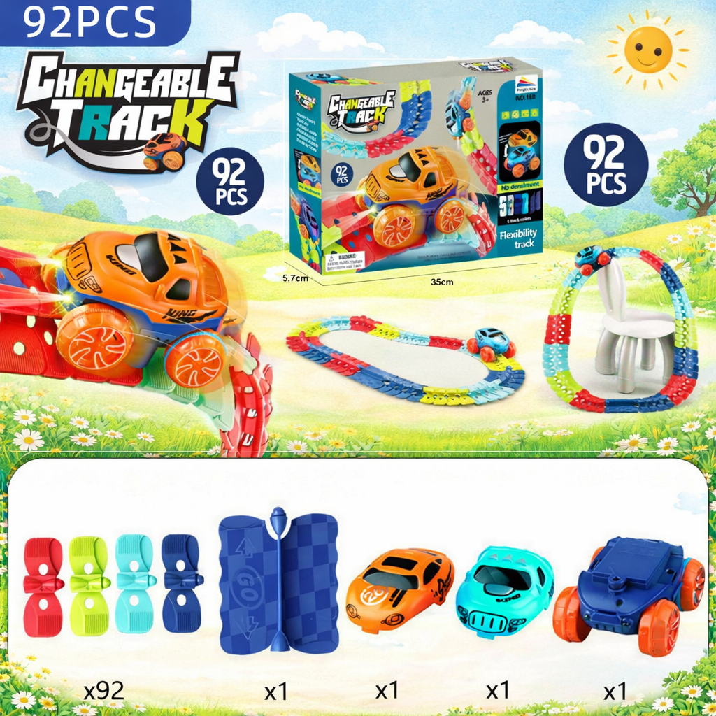 Anti-Gravity Flexible Car Track Set for Children