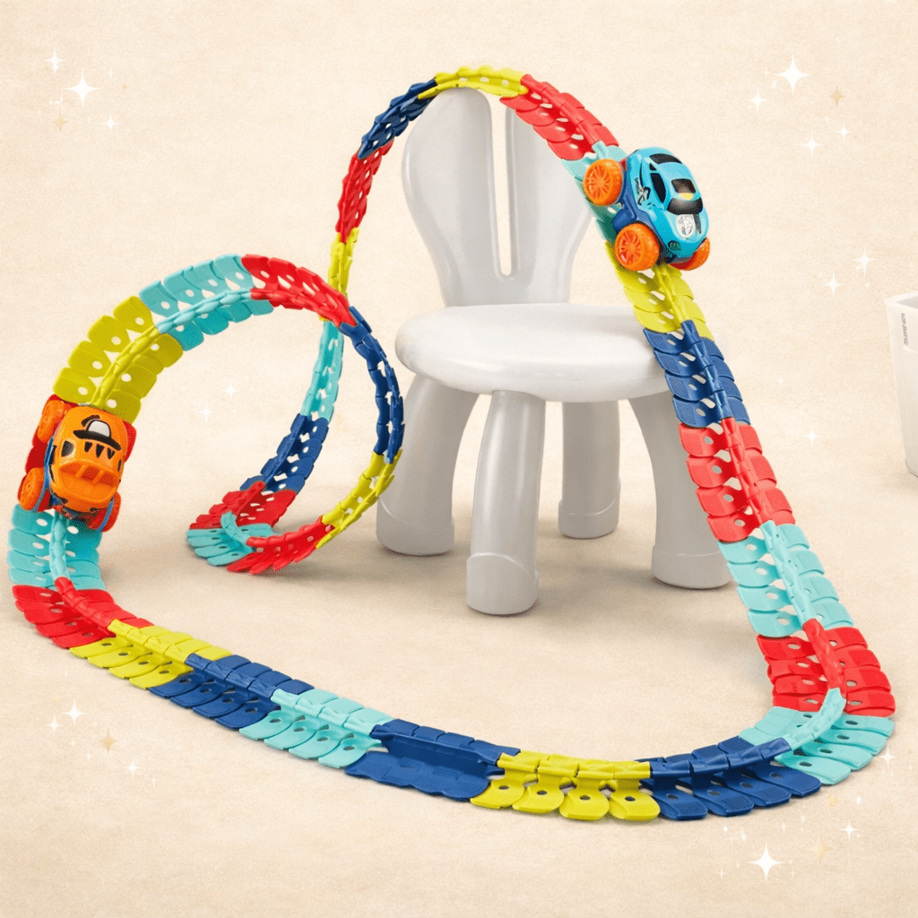 Anti-Gravity Flexible Car Track Set for Children