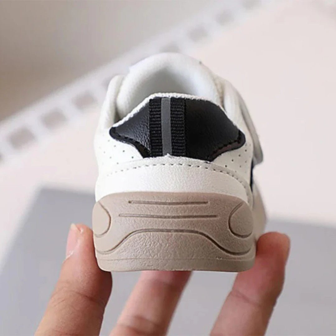 Baby Shoes with Bear Strap Detail