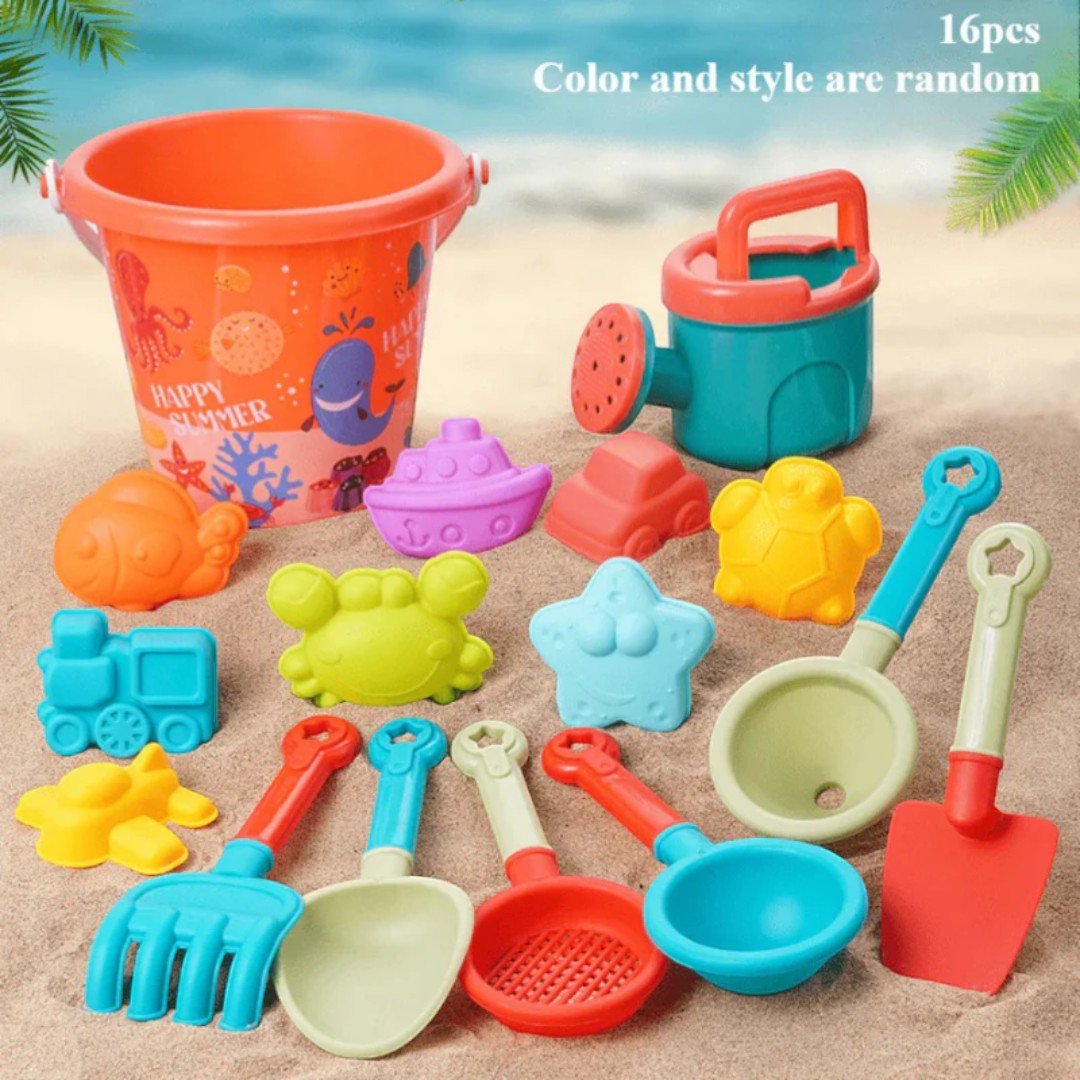 Beach Toy Set with Bucket and Shovel