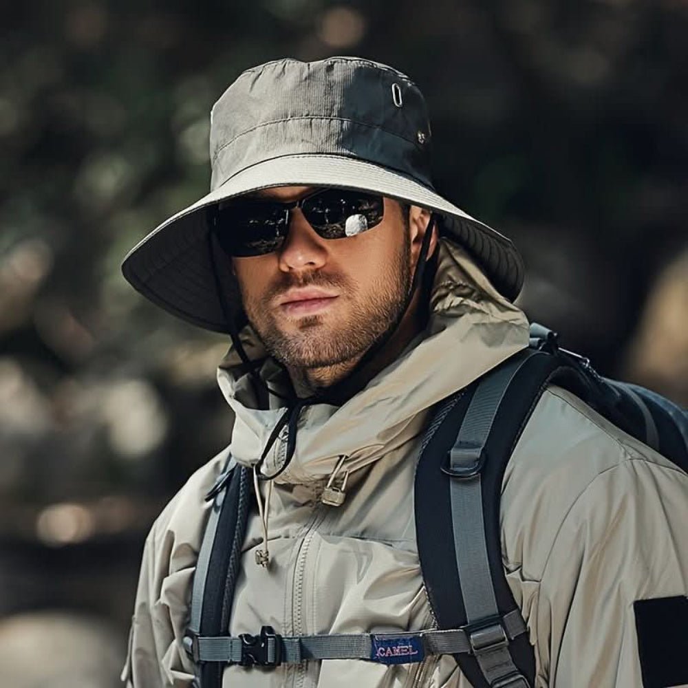 Breathable UV Protection Sun Hat Wide Brim Hiking Outdoor