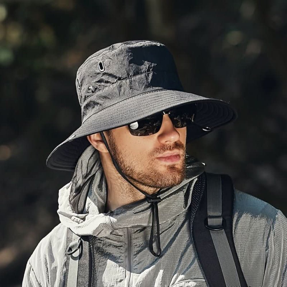 Breathable UV Protection Sun Hat Wide Brim Hiking Outdoor