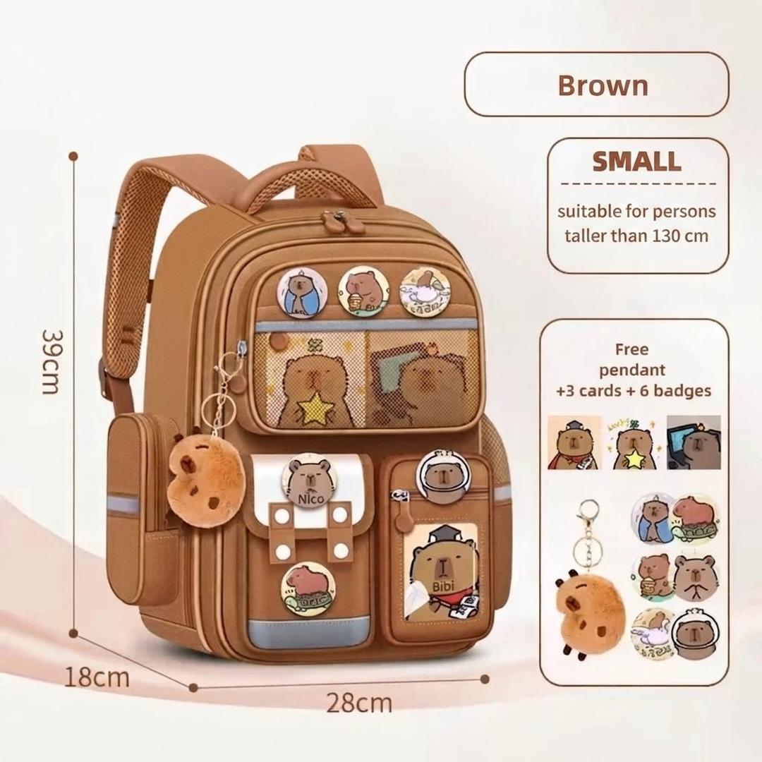 Capybara School Backpack