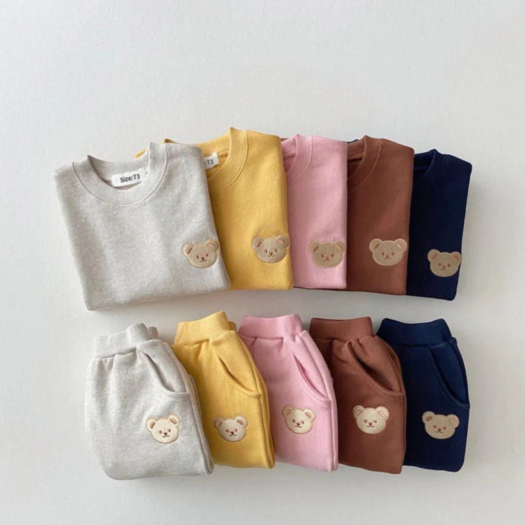 Children’s Tracksuit Set with Teddy Bear Motif