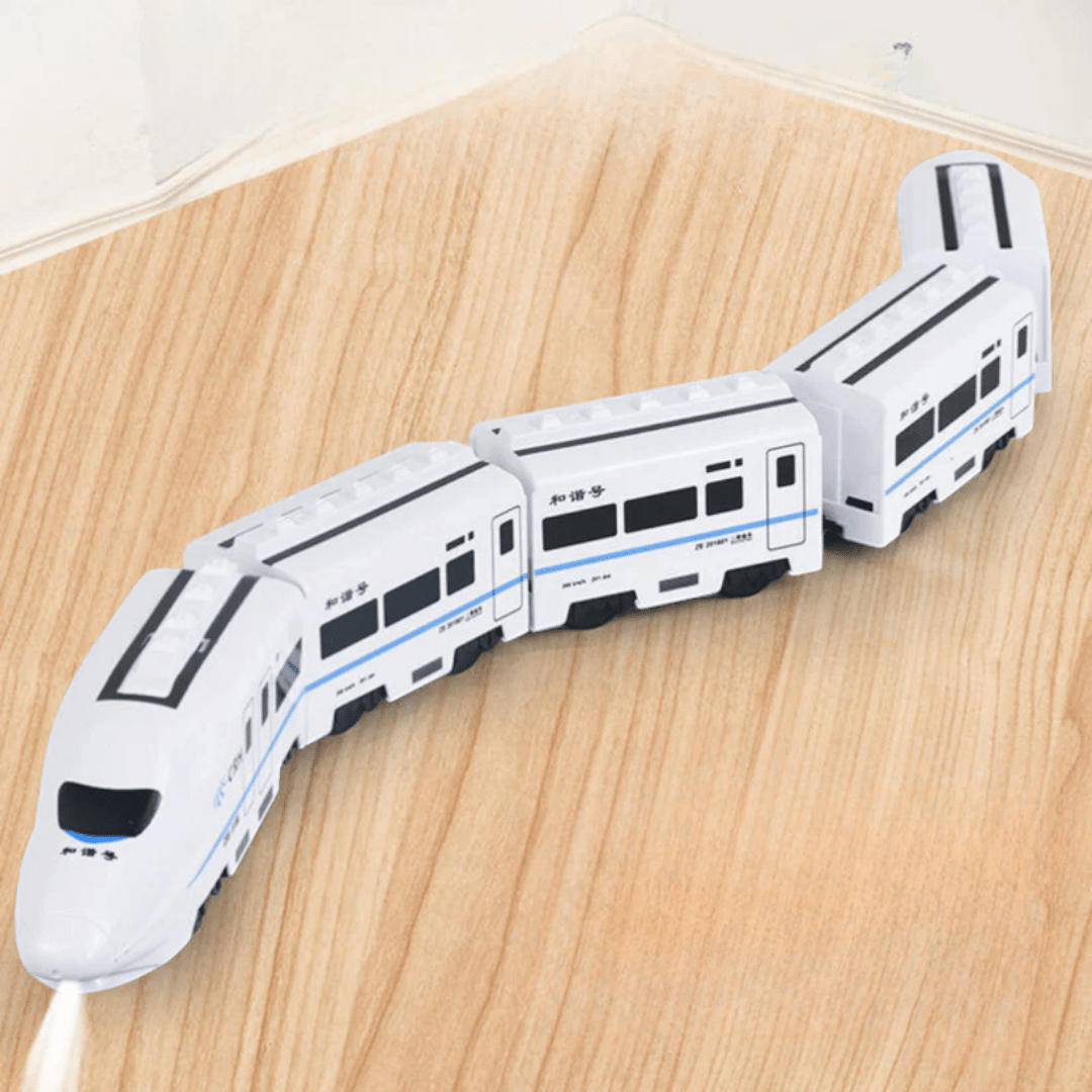 Connected Toy Train Set with Lights and Sound