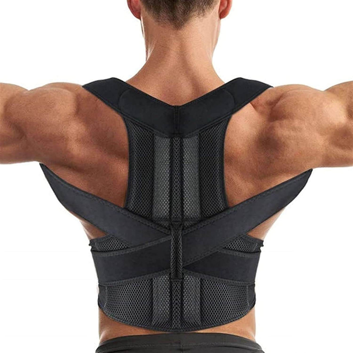 Correcteur posture dos unisexe gilet alignement