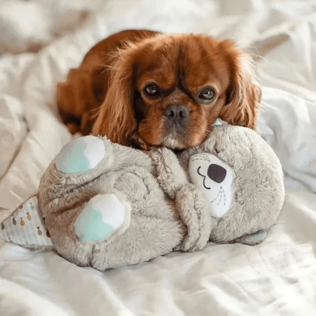 Cuddling Plush Baby Toy with Breathing Motion and Music