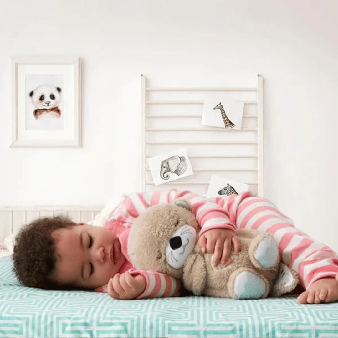 Cuddling Plush Baby Toy with Breathing Motion and Music