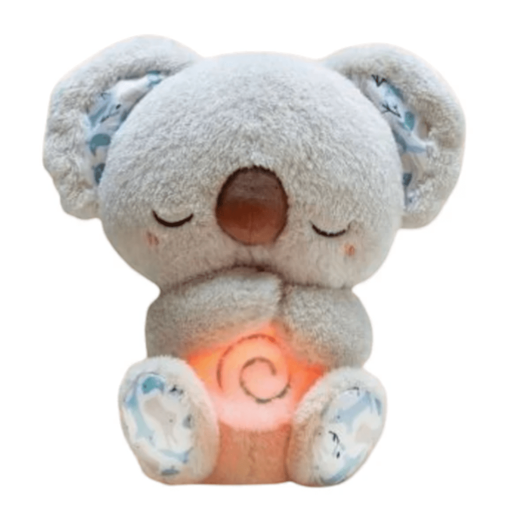 Cuddling Plush Baby Toy with Breathing Motion and Music