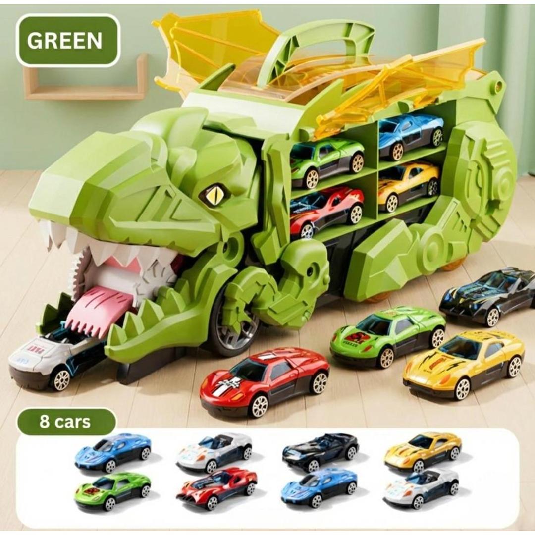 Dinosaur Car Carrier Truck Toy