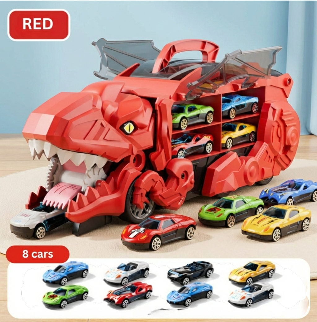 Dinosaur Car Carrier Truck Toy