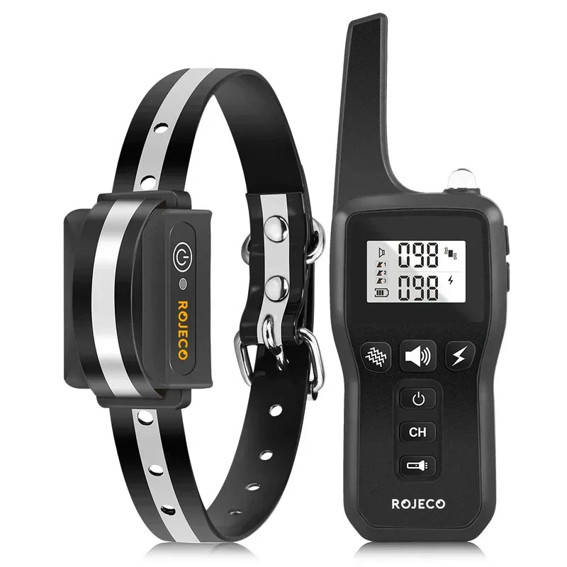 Dog Training Collar with 1000m Range – Black & Orange