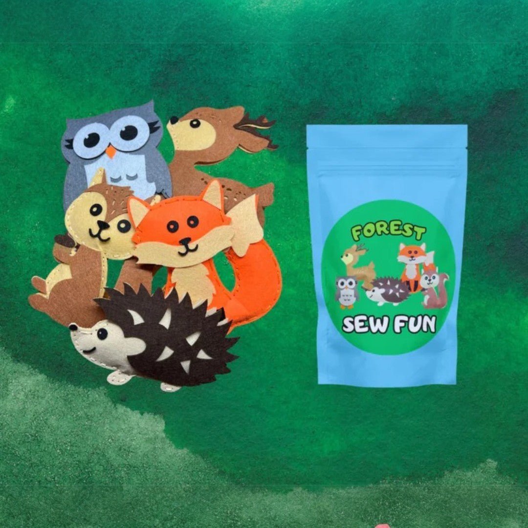 Felt Animal Sewing Kit for Beginners