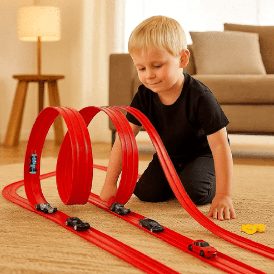 Flexible Racetrack Toy Set
