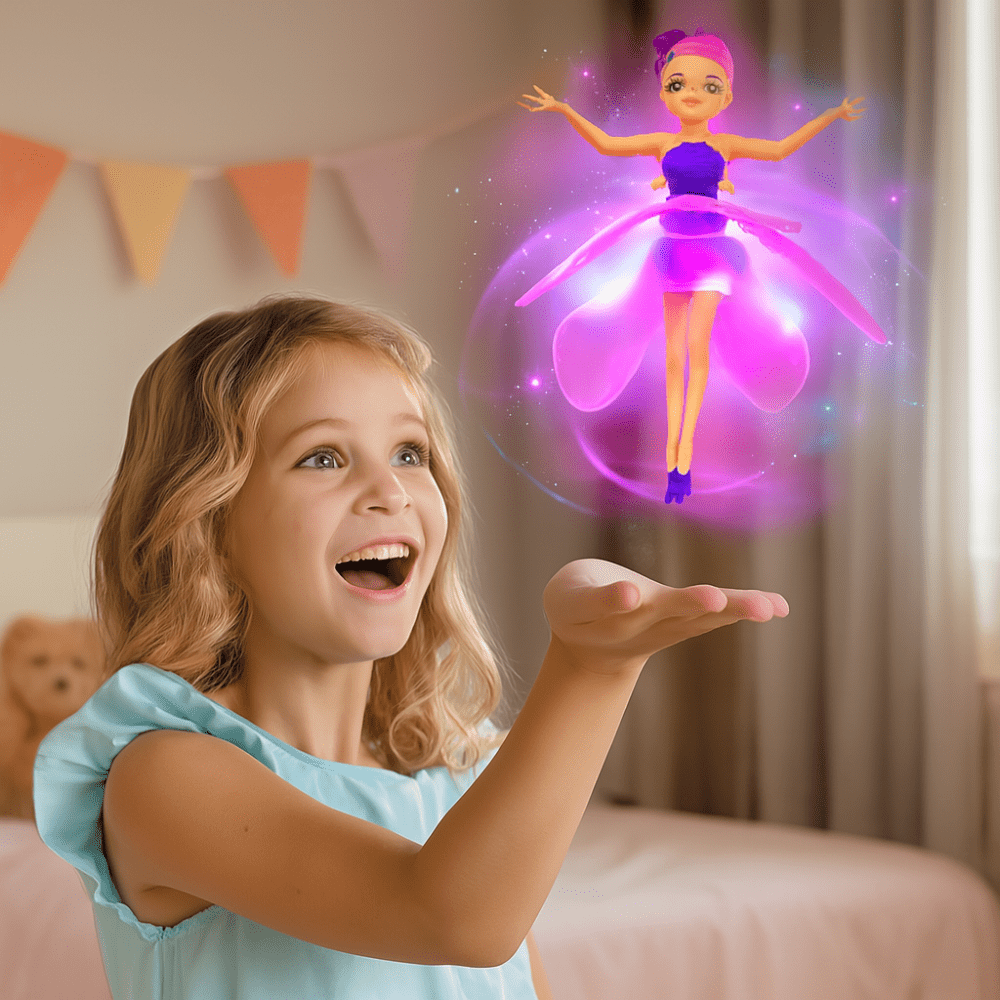 Flying Toy Hand Sensor LED Fairy Princess Kids
