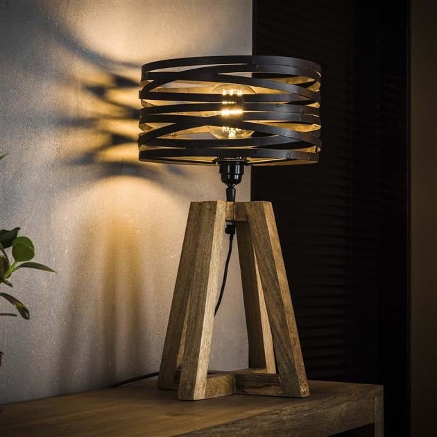 Industrial Wooden Lamp | Flexible Lighting | High-Quality Design