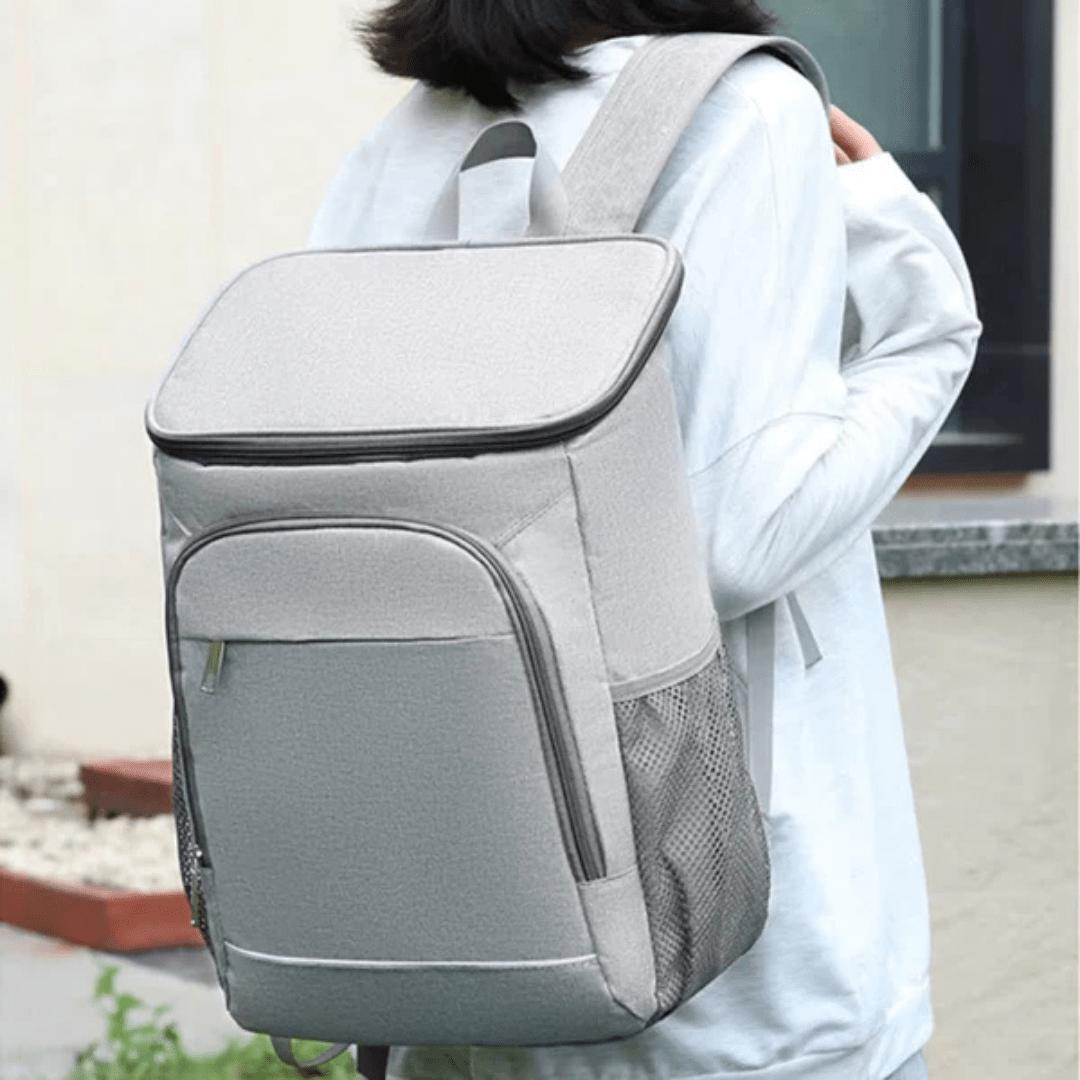 Insulated cooler backpack detail