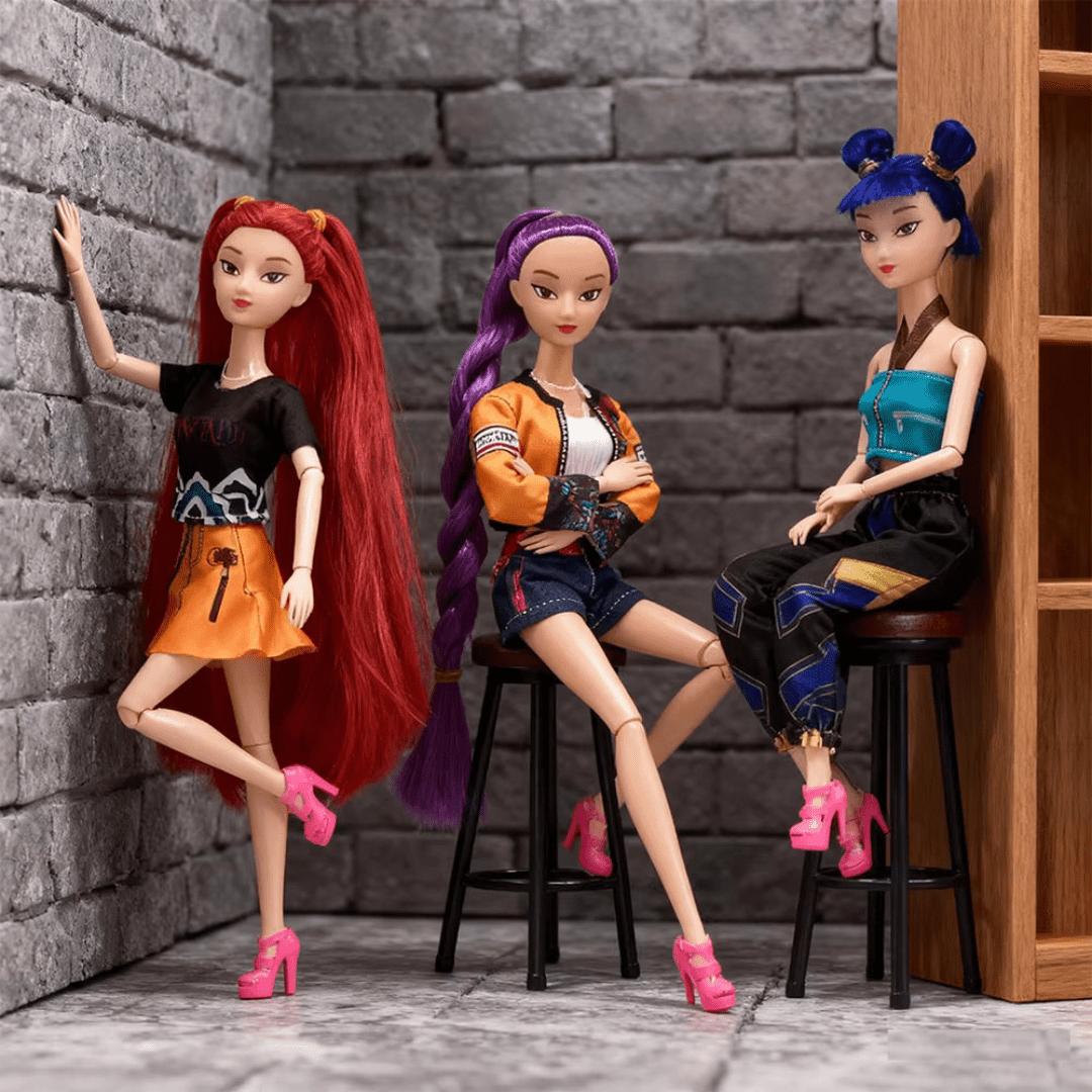 K-Pop Doll Set with Singing Function