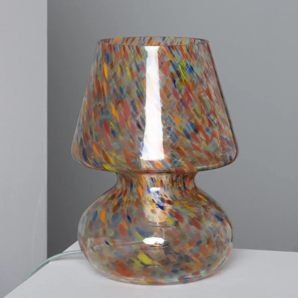 Multicolored Glass Lamp for Elegant and Atmospheric Lighting