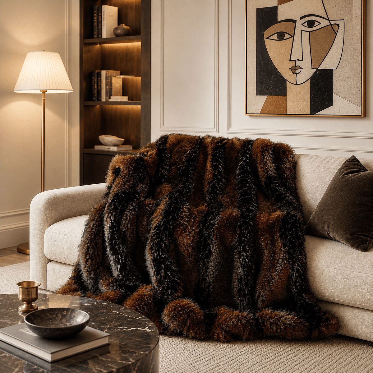 Lorne Faux Fur Blanket