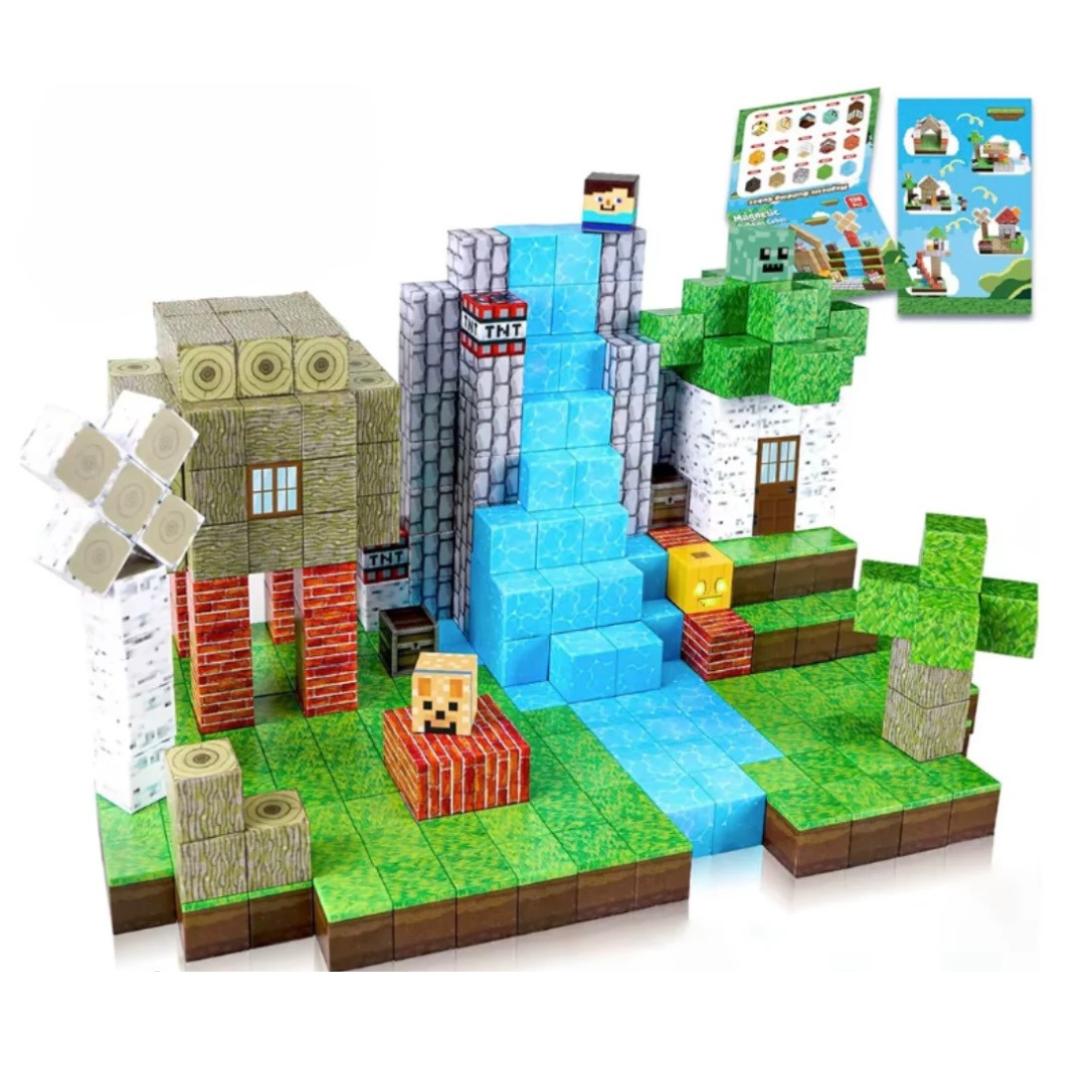 Magnetic MineBlock Building Set