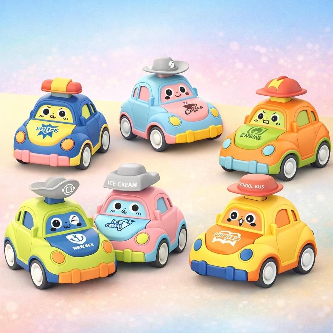 Mini Vehicle Toy Set for Kids Play