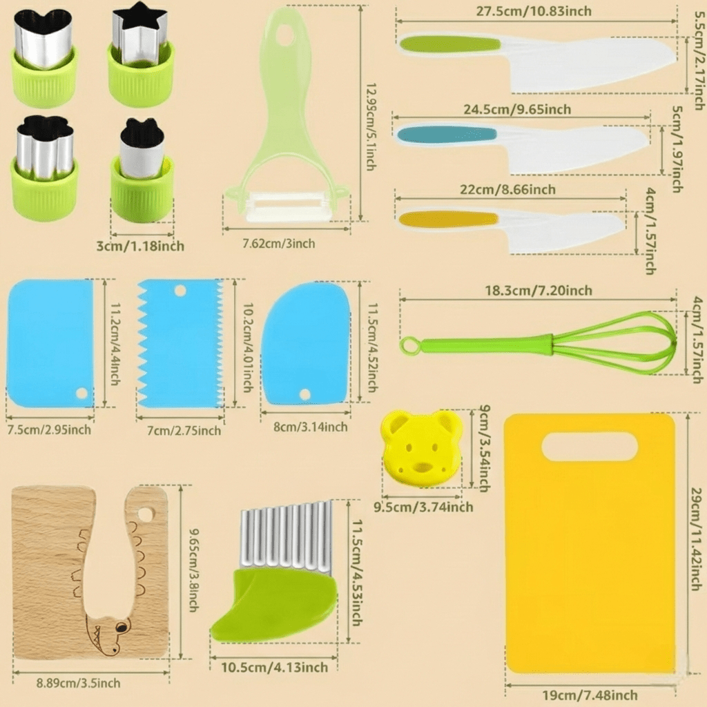 MiniChef Kids Kitchen Tool Set