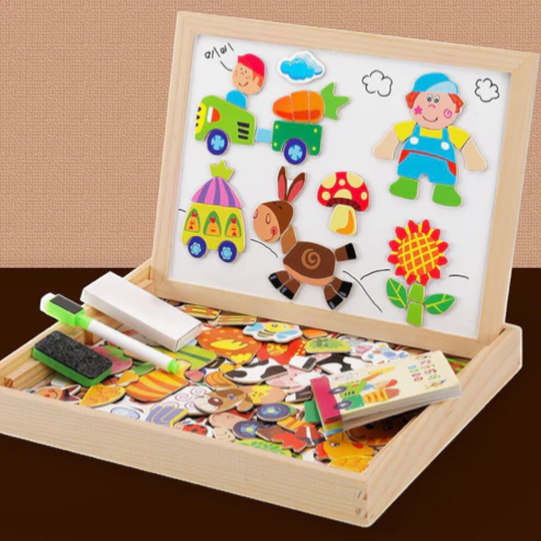Montessori 2-in-1 Drawing Board Set