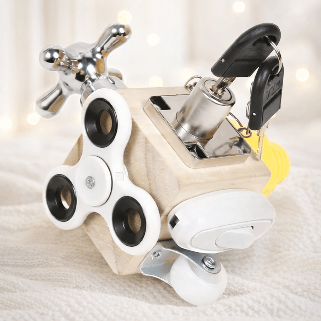 Montessori Busy Cube Activity Toy for Kids