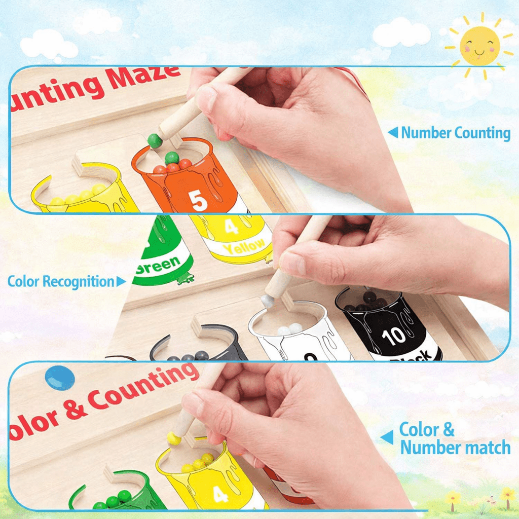 Montessori Magnetic Labyrinth Board