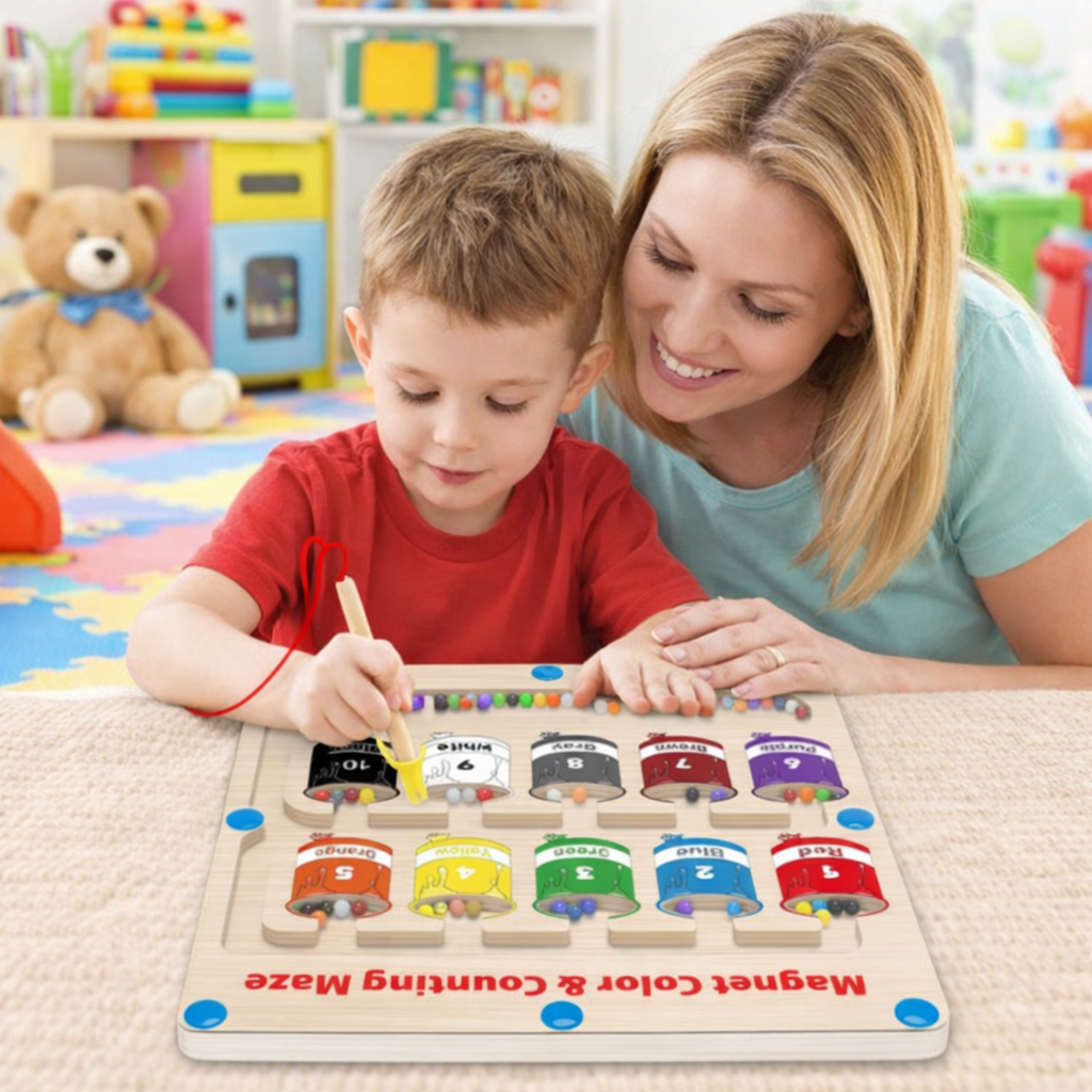 Montessori Magnetic Labyrinth Board