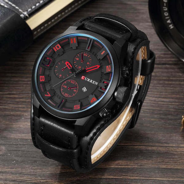 Montre chronographe multifonction avec date