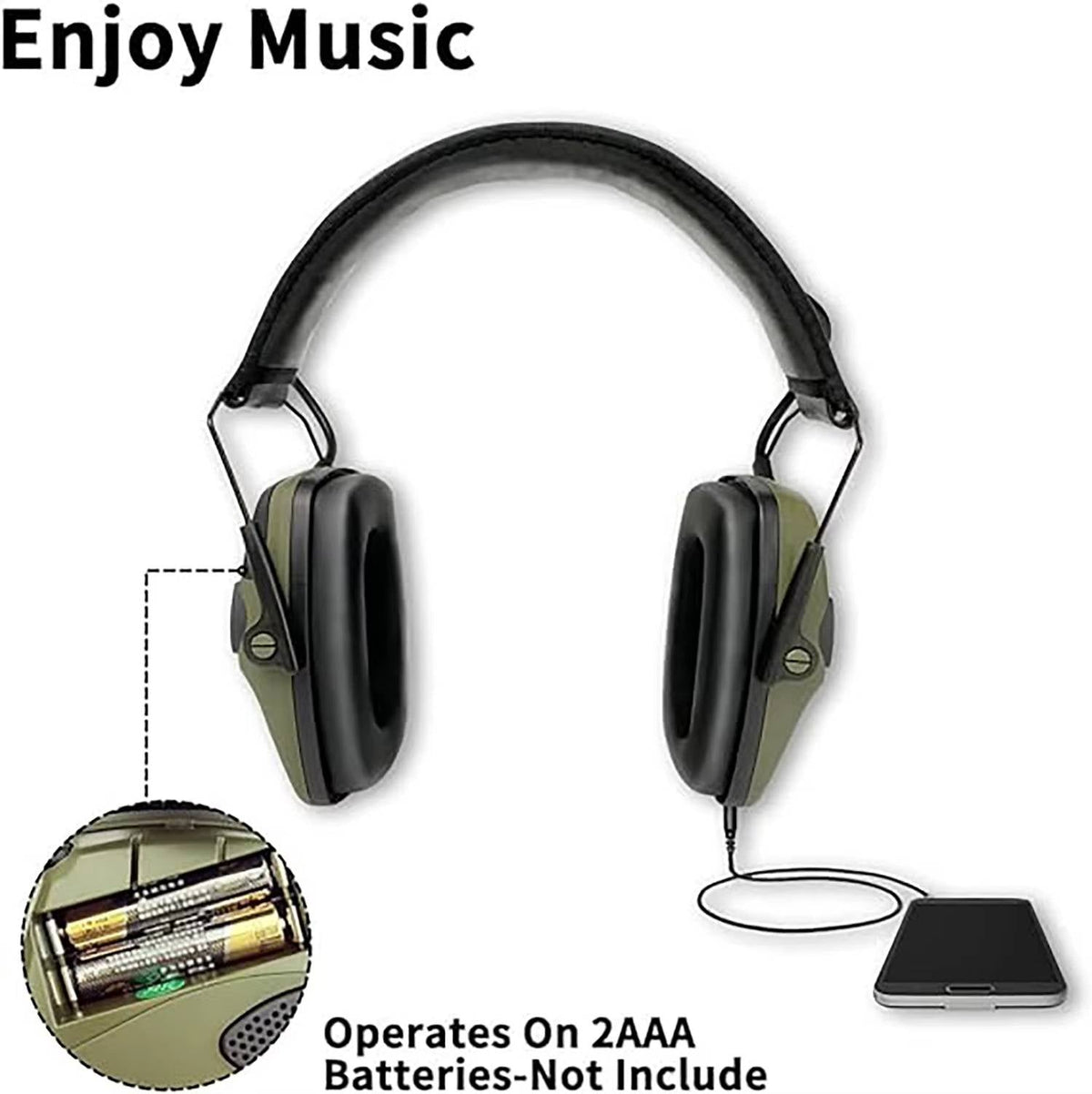 Noise Cancelling Ear Muffs for Shooting