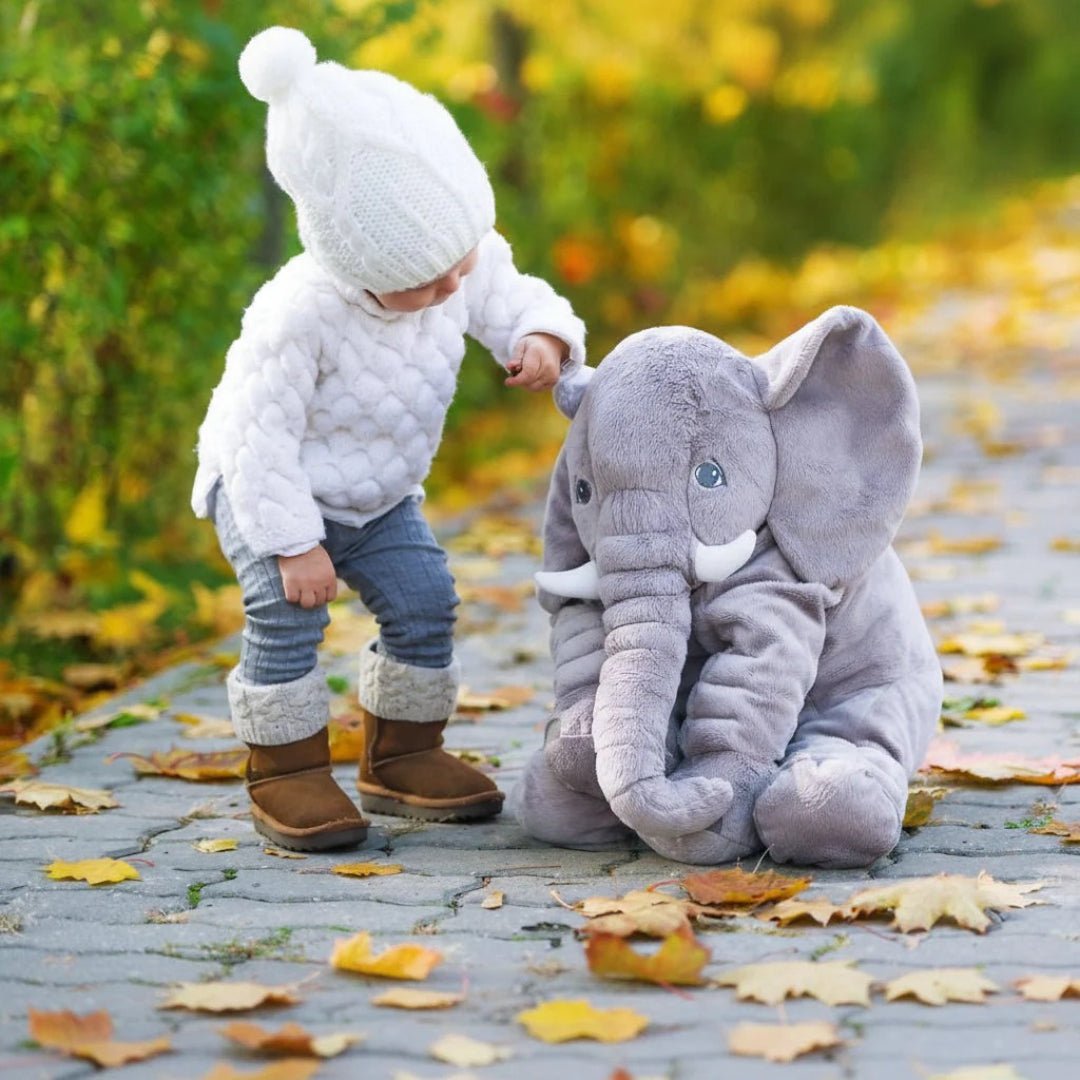 Plush Elephant Pillow