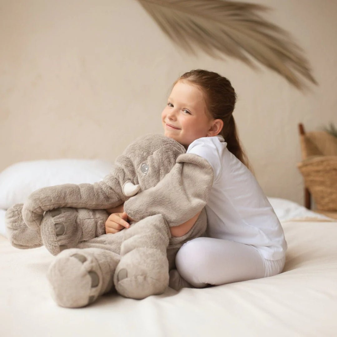 Plush Elephant Pillow