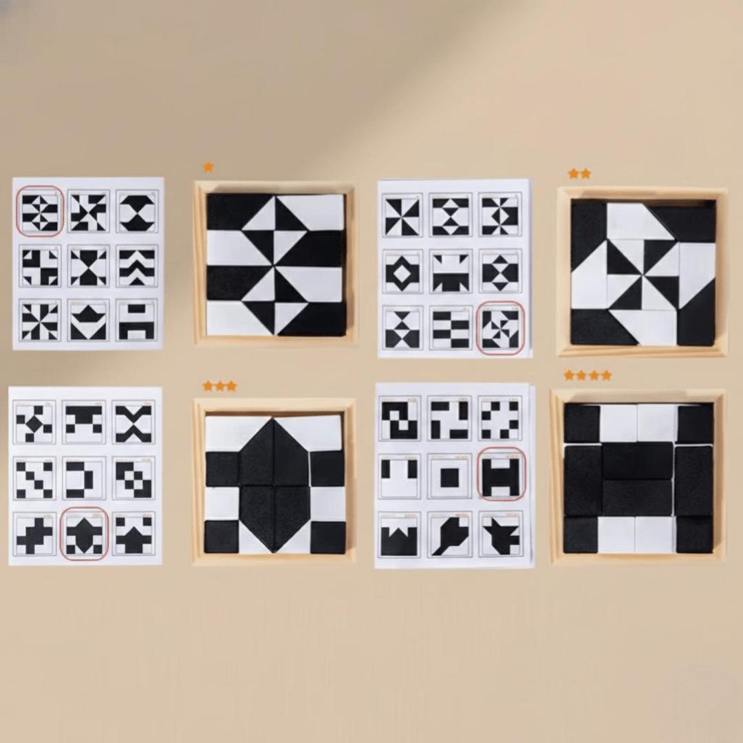 Pocket Size Dual Color Logic Puzzle Game
