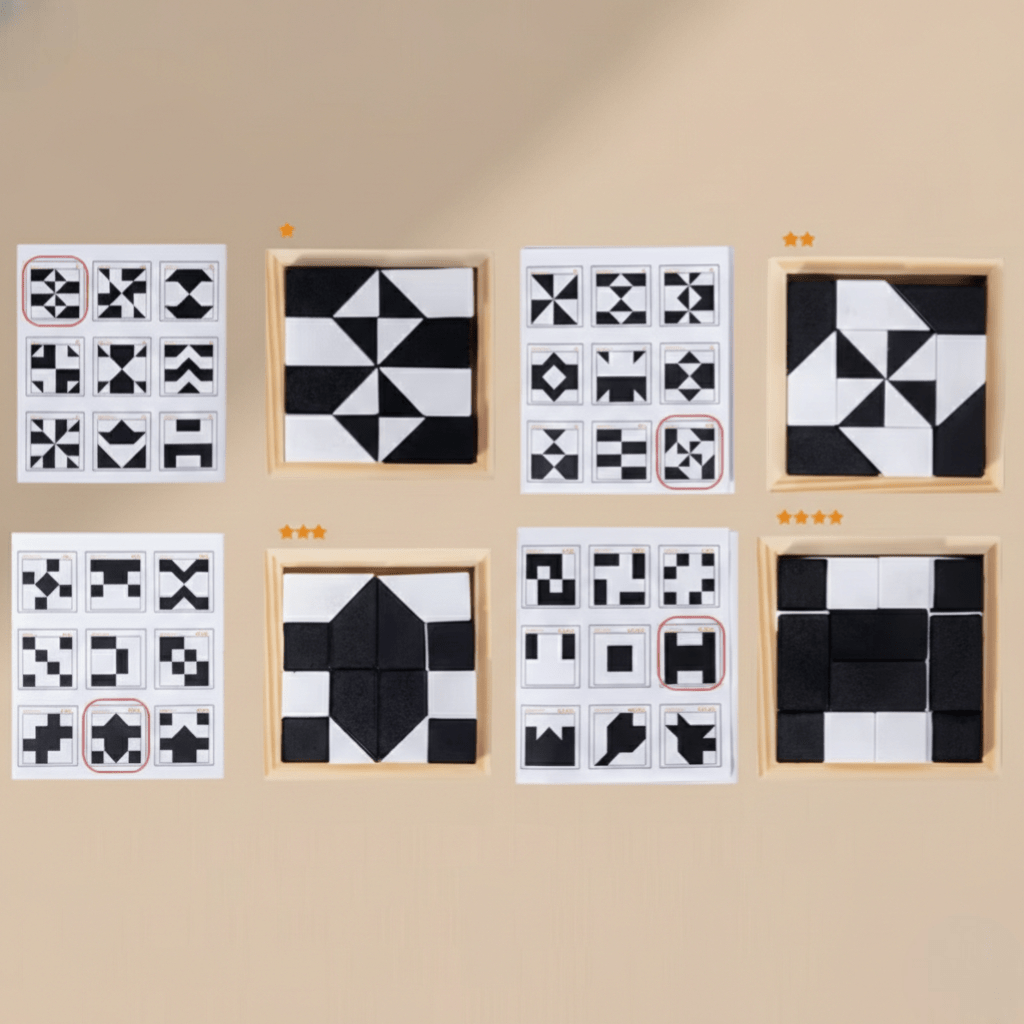 Pocket Size Dual Color Logic Puzzle Game