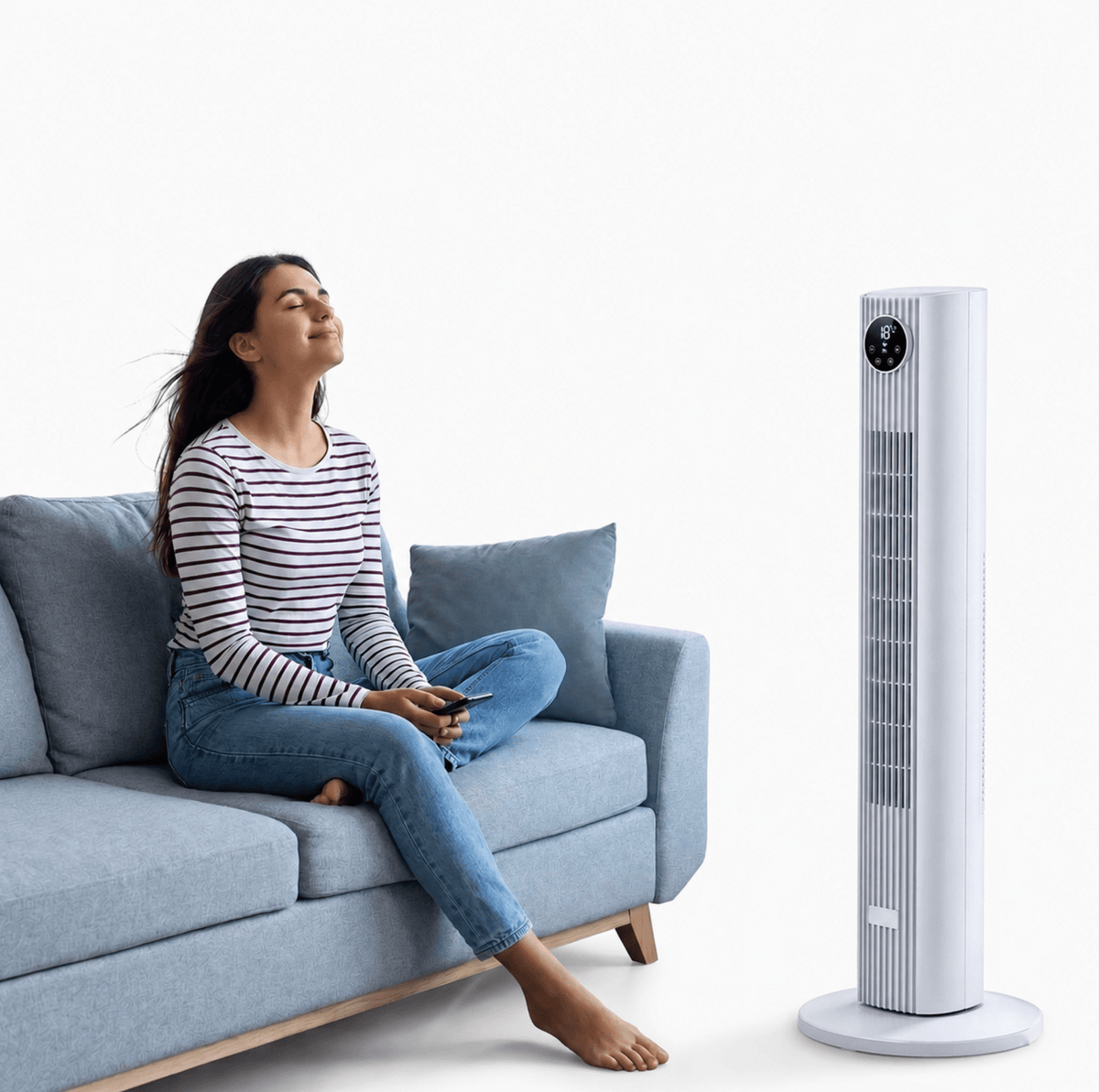 Portable AC Unit Air Conditioner Cooler for Bedroom & Apartment, Room Air Cooler, Windowless