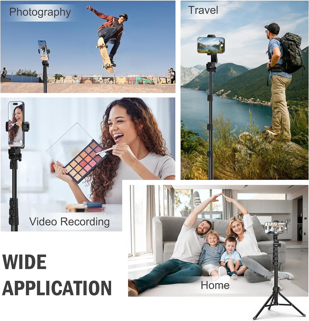 Portable Tripod Mount Stand for Mobile Phone & Camera