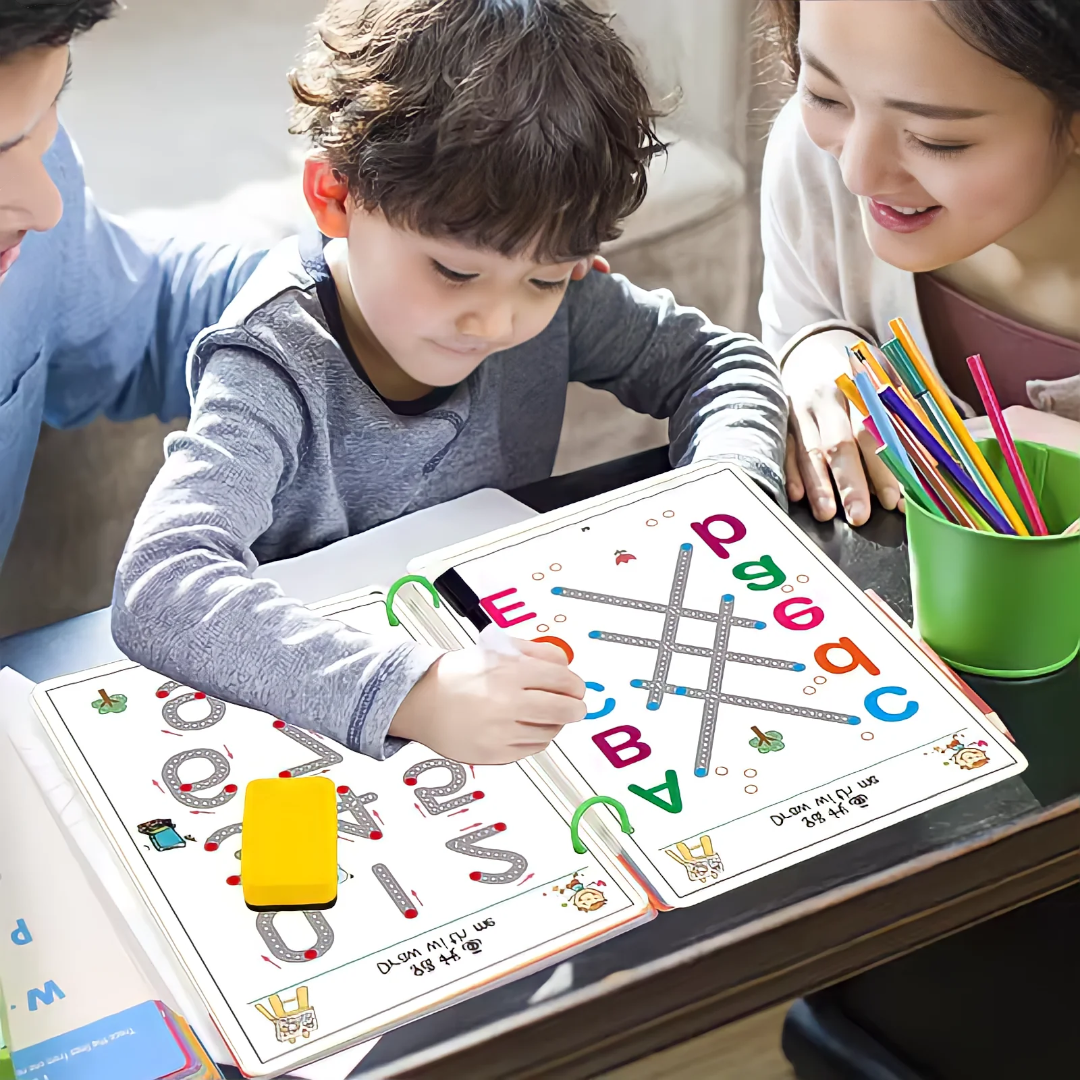 Reusable Writing Practice Workbook for Kids