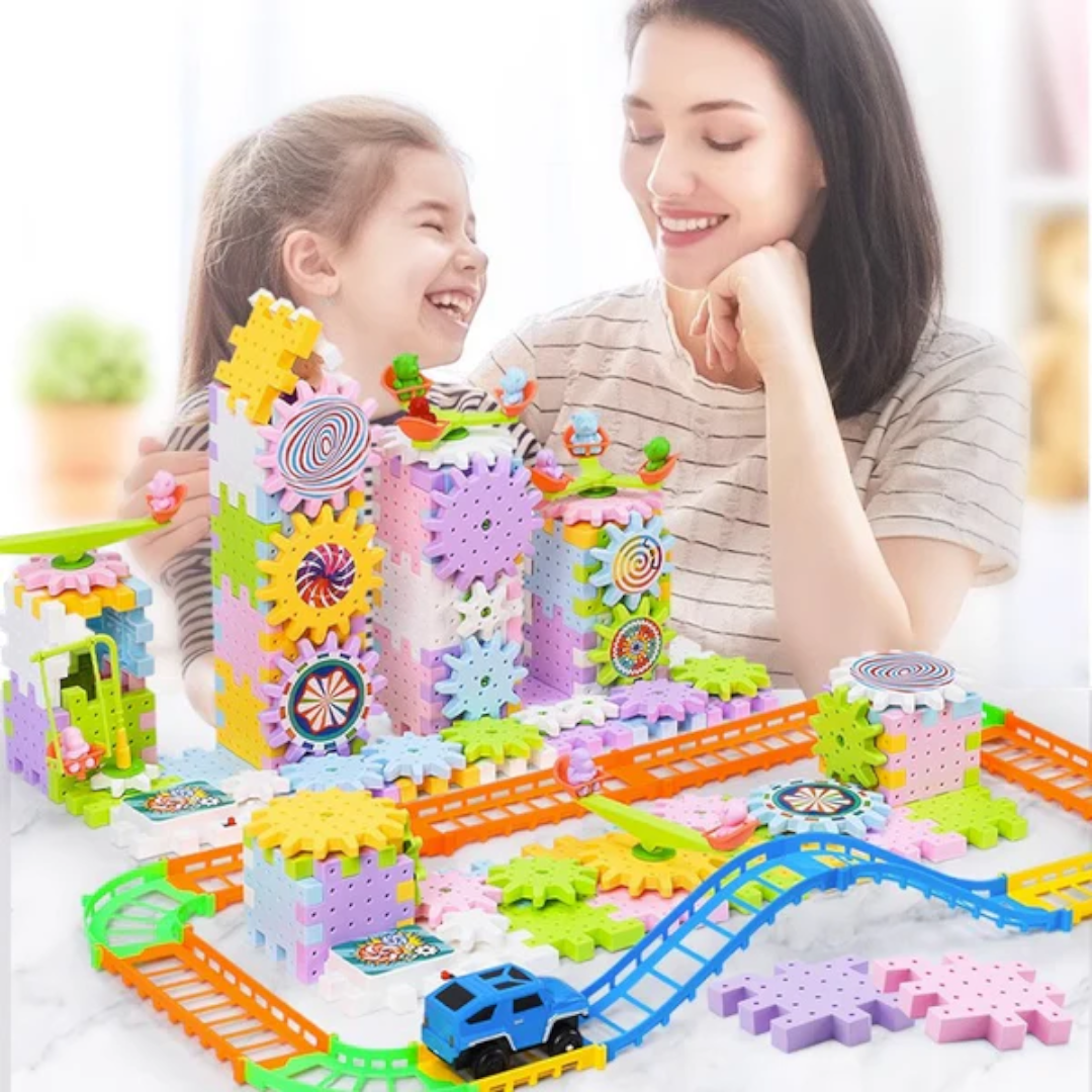 Rotating Montessori Building Block Toy