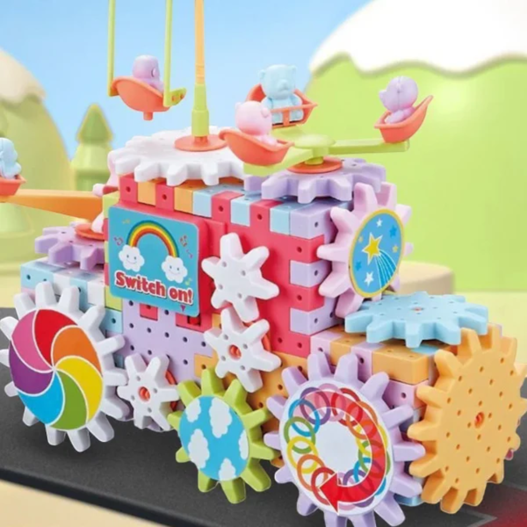 Rotating Montessori Building Block Toy