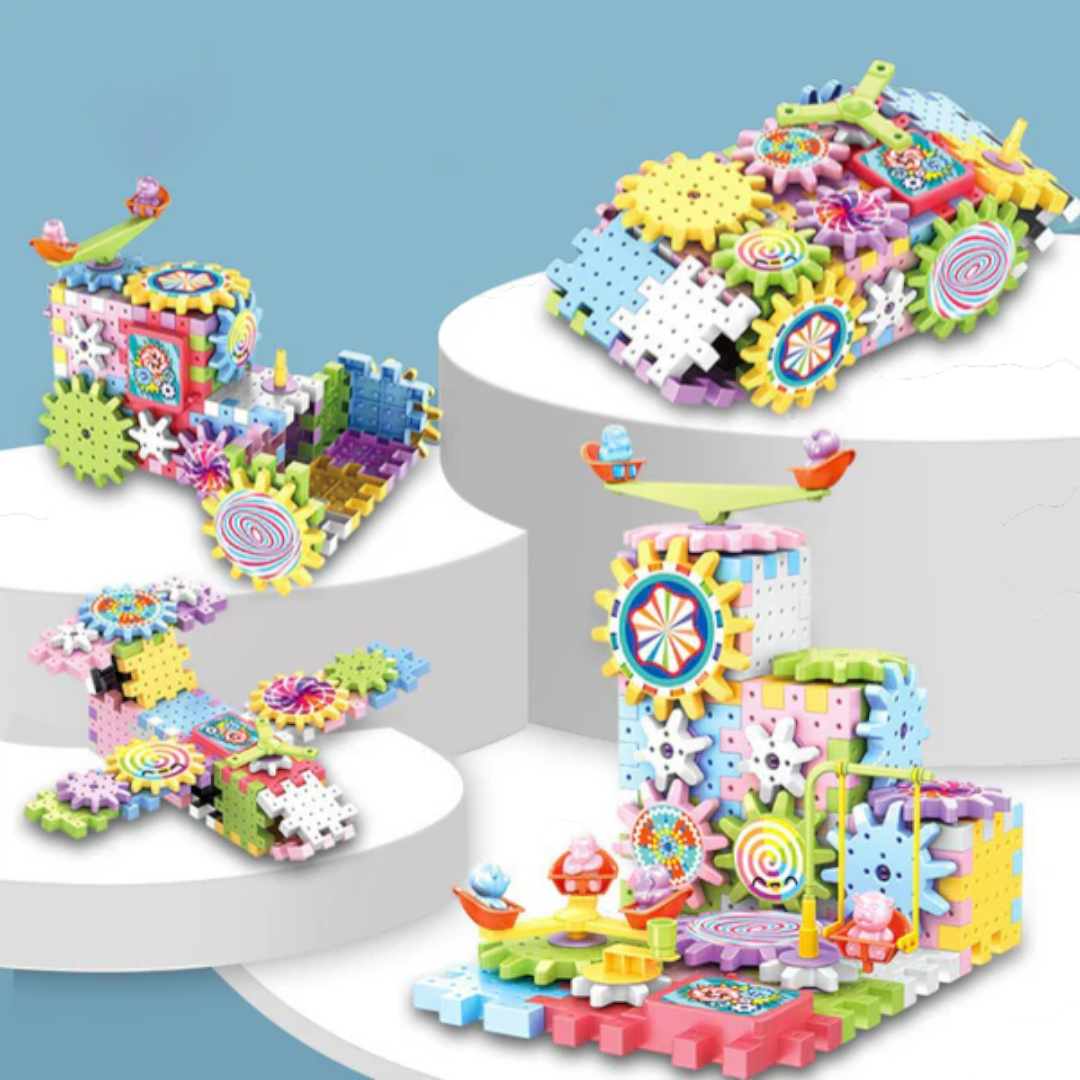 Rotating Montessori Building Block Toy