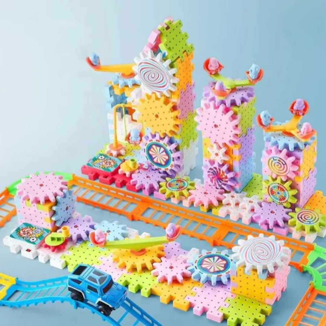 Rotating Montessori Building Block Toy